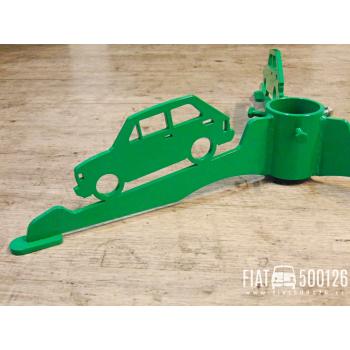 Stojánek na vánoční stromeček Fiat 126 - zelený